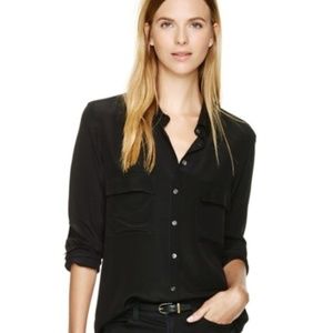 Aritzia Babaton Peyton Silk Blouse PURPLE